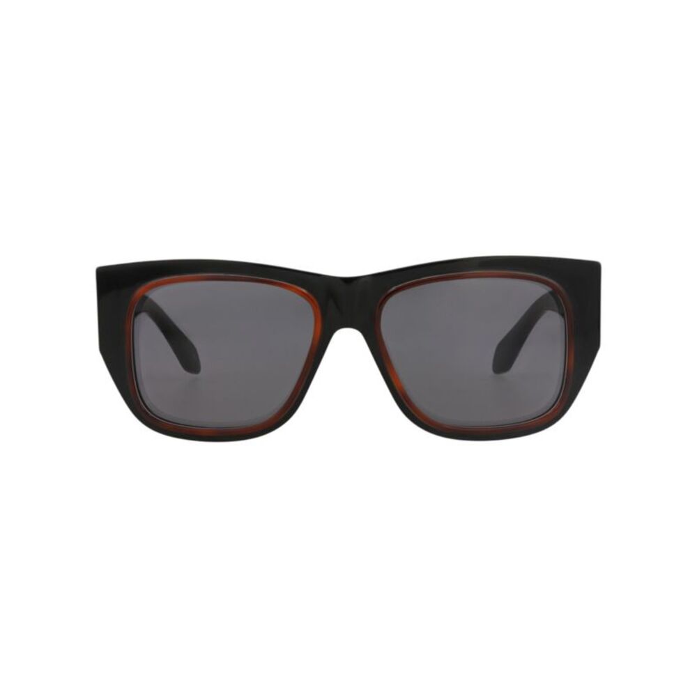 Alaia Square-Frame Recycled Acetate Sunglasses Black Womens